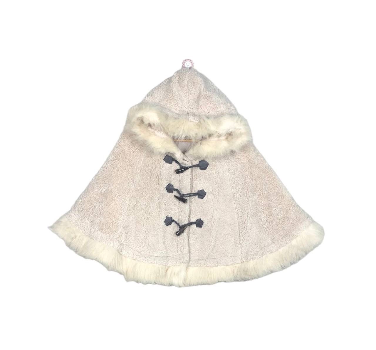 Cloak × Japanese Brand Avant Garde Japanese Faux Fur Shearling Poncho Cloak Capes Size US M / EU 48-50 / 2 - 1 Thumbnail
