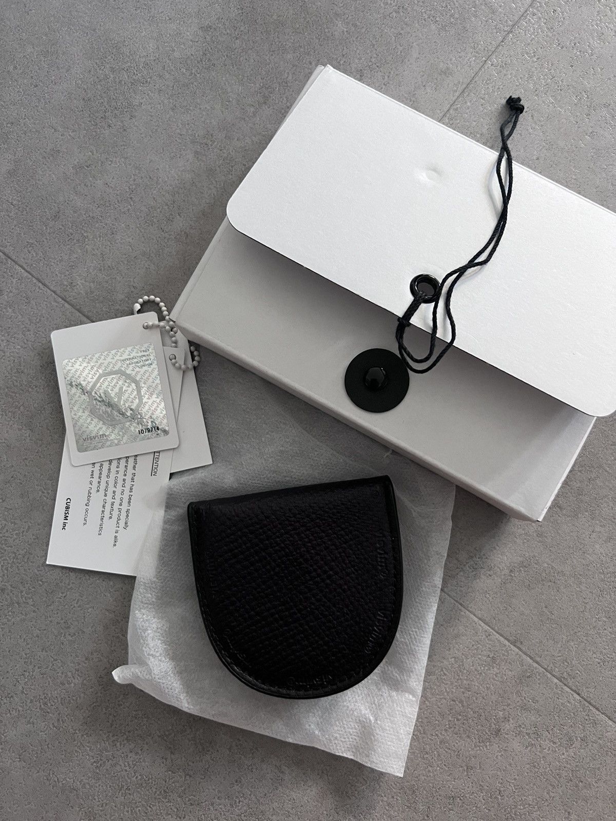 image of Visvim Veggie Coin Case (Black), Men's