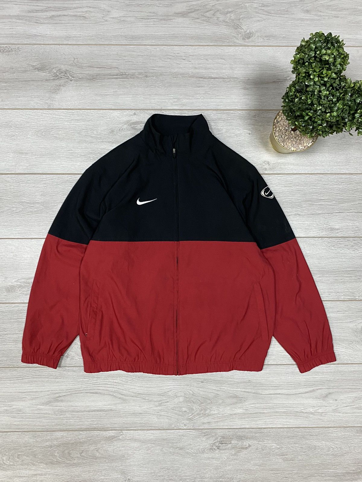 Nike × Vintage Nike vintage track jacket windbreaker zip