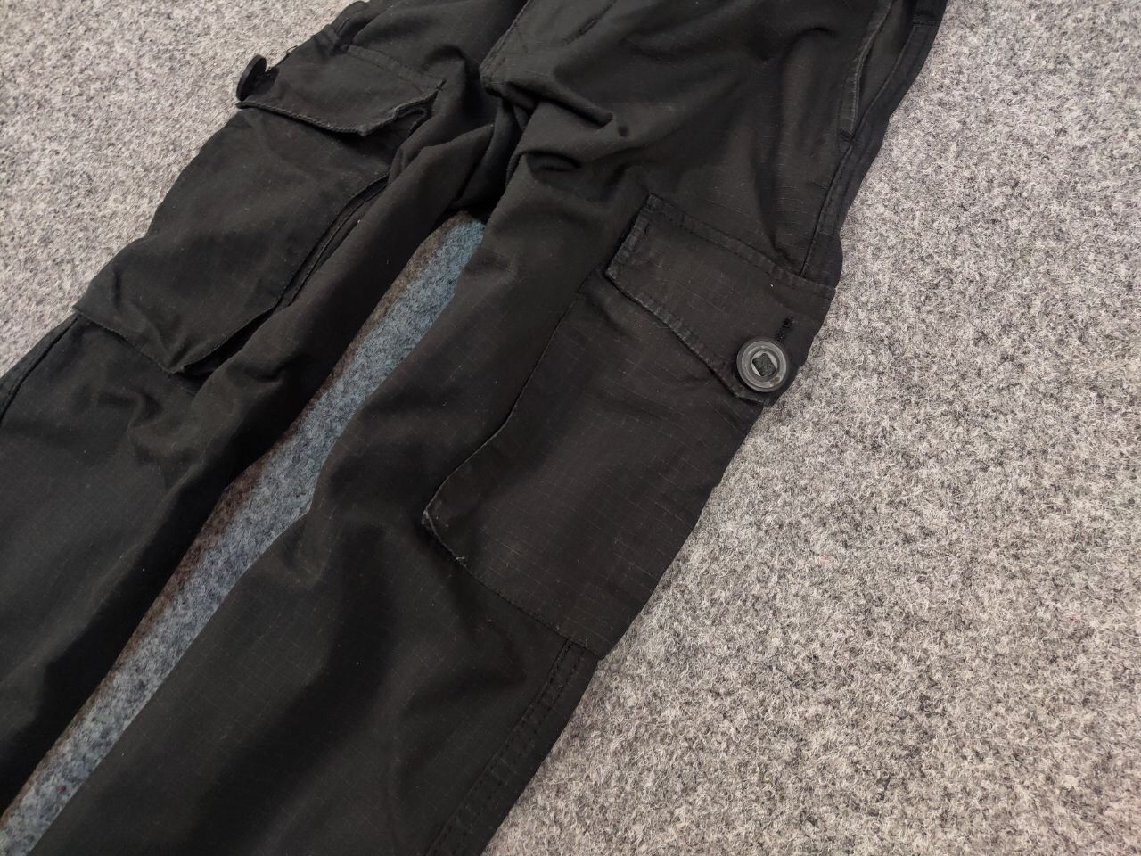 Japanese Brand Vintage Combat Clothing Black Ripstop Military Cargo Pants Size US 30 / EU 46 - 5 Thumbnail