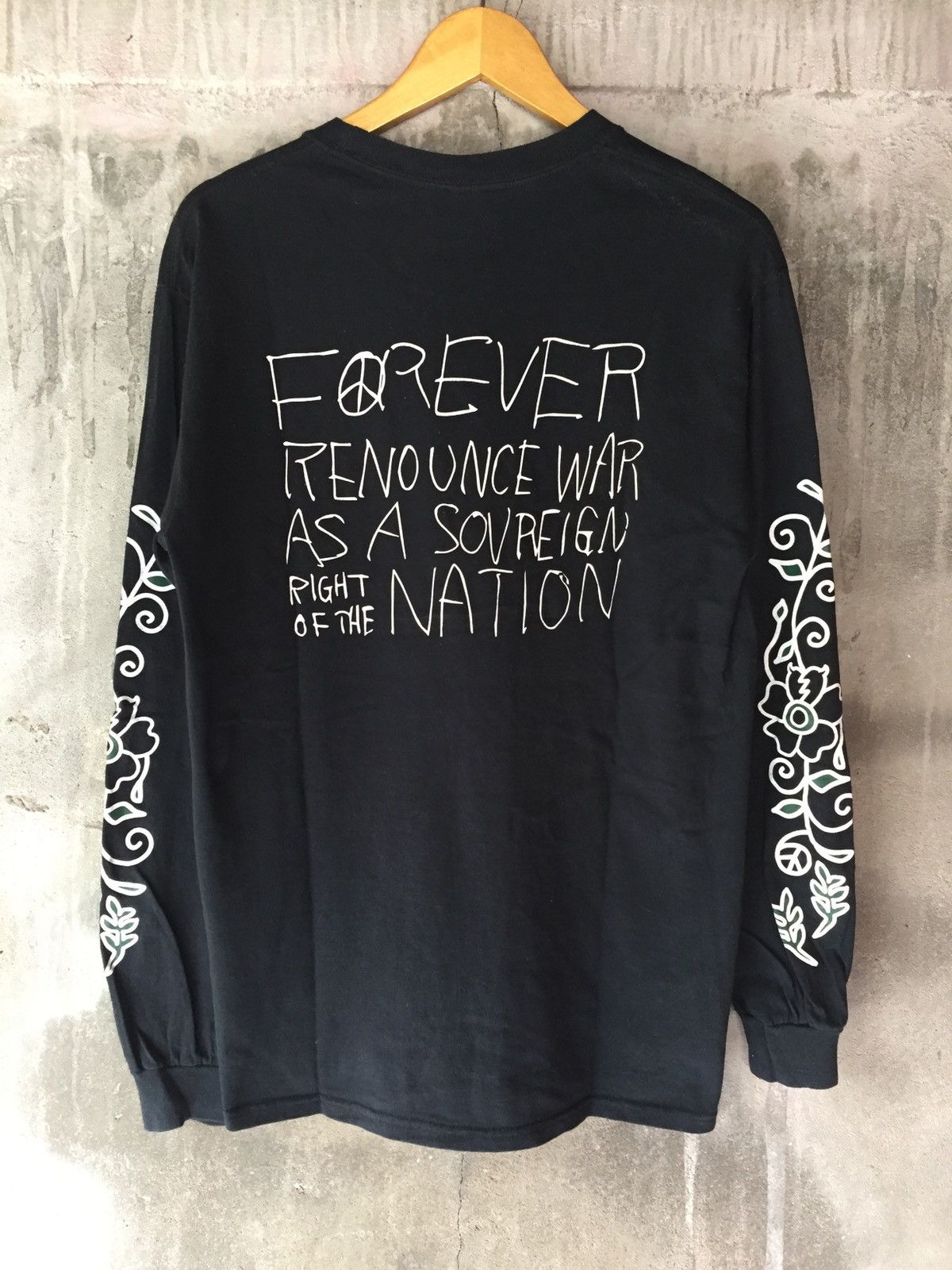 image of Beauty Beast x Hysteric Glamour Japanese Devil Us Quotes Long Sleeve in Black, Men's (Size Medium)