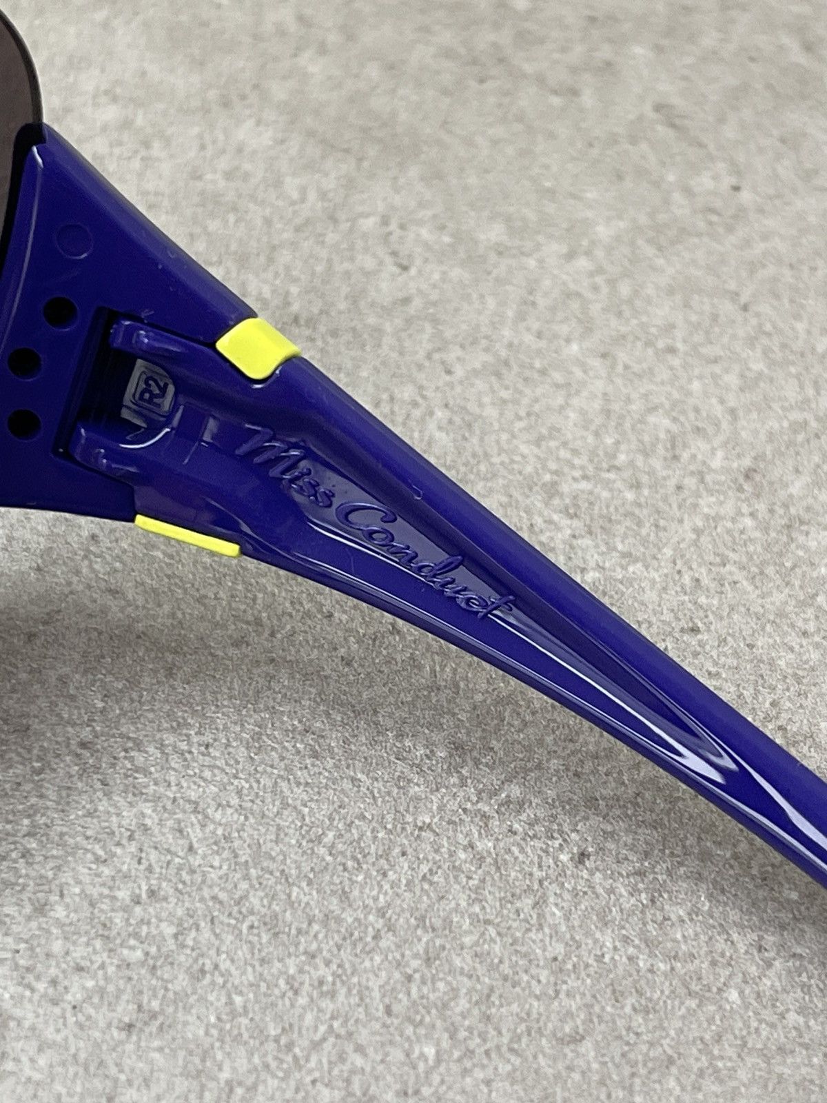 Oakley Oakley OO9141-17 "Miss Conduct" BlueYellow Shield Sunglasses Size ONE SIZE - 10 Thumbnail
