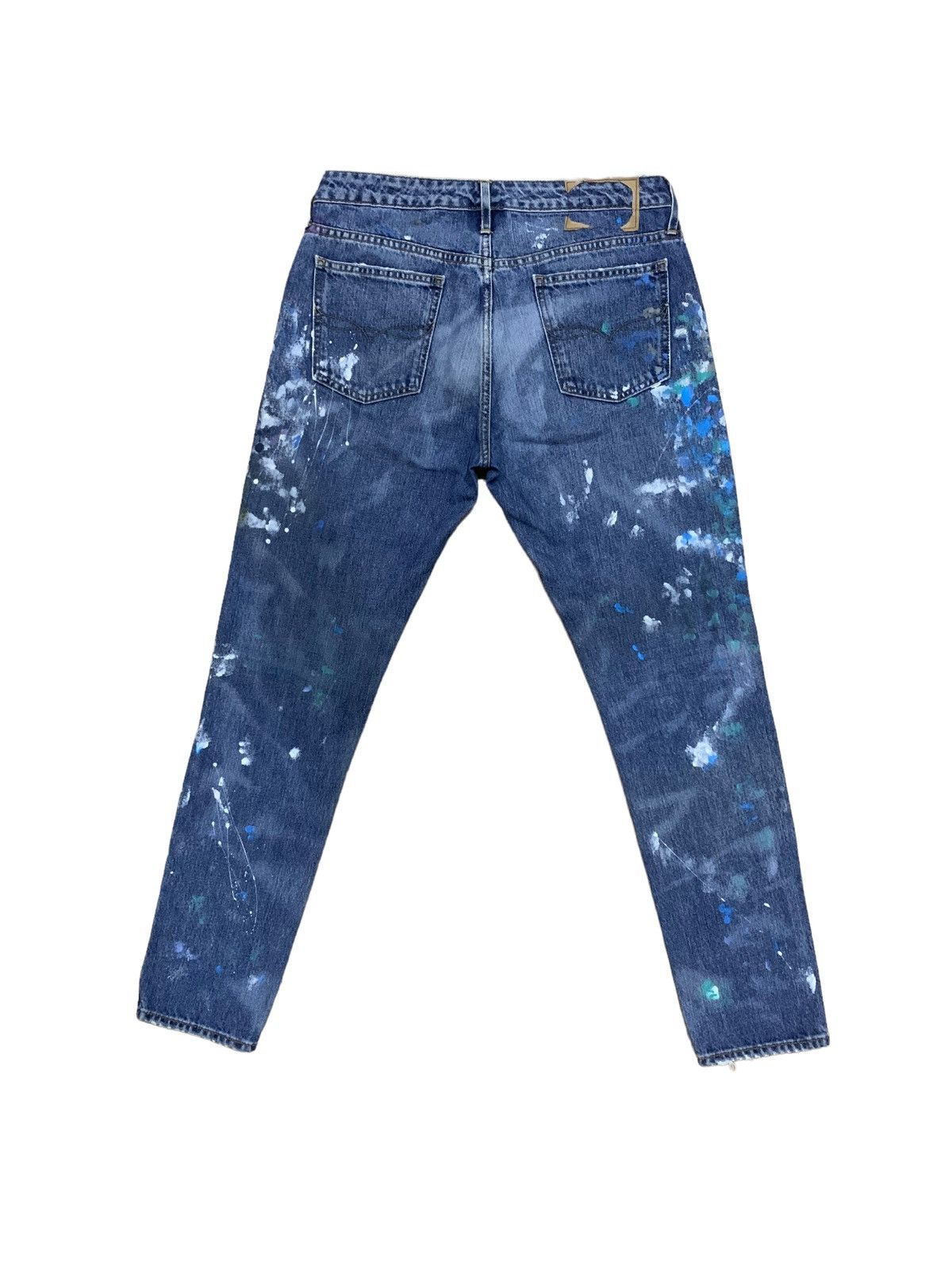 Polo Ralph Lauren Astor Jillian Wash Paint Splatter Jeans