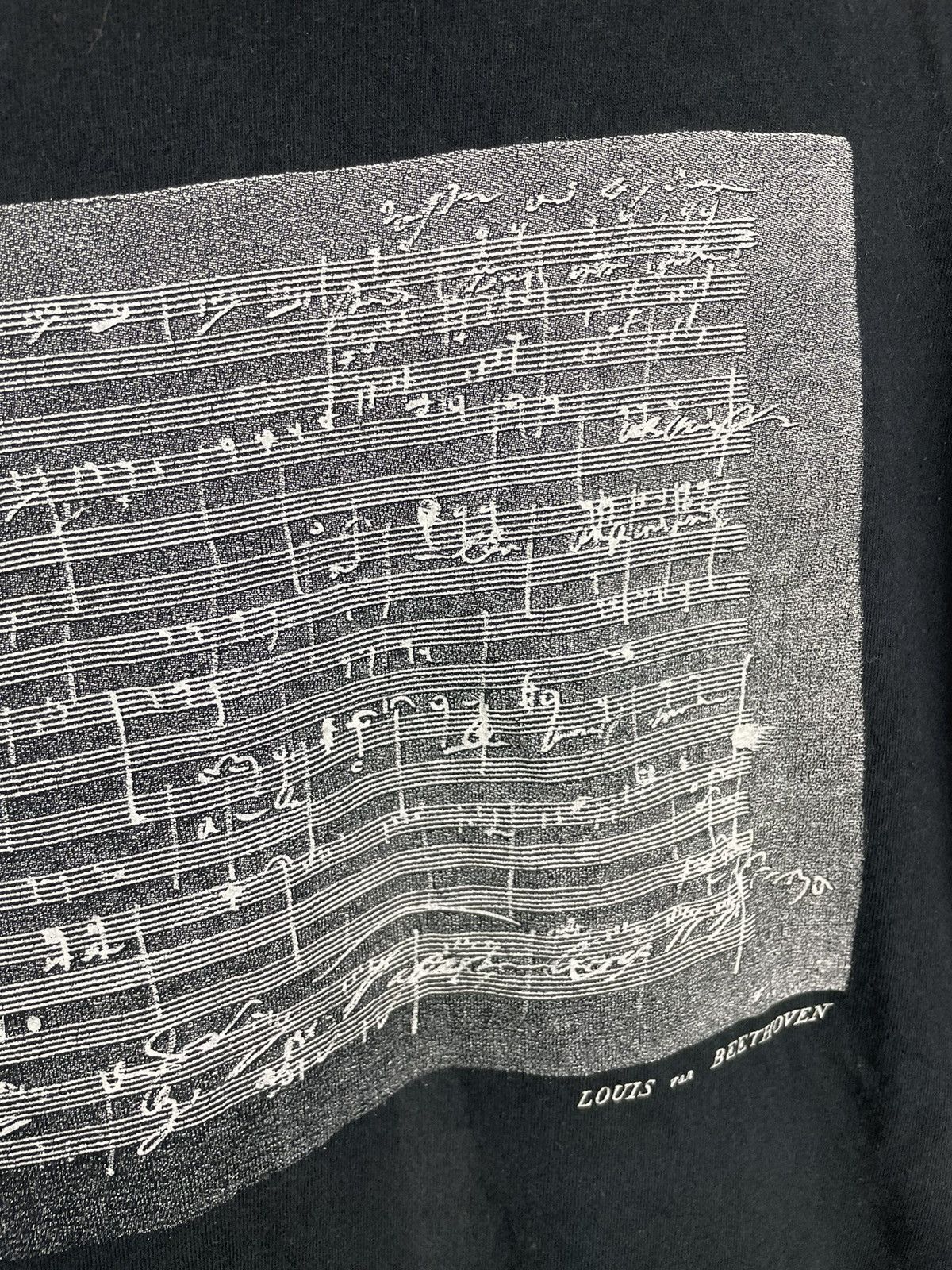 Vintage Vintage Beethoven Manuscript Tee - Made in USA Size US L / EU 52-54 / 3 - 9 Thumbnail