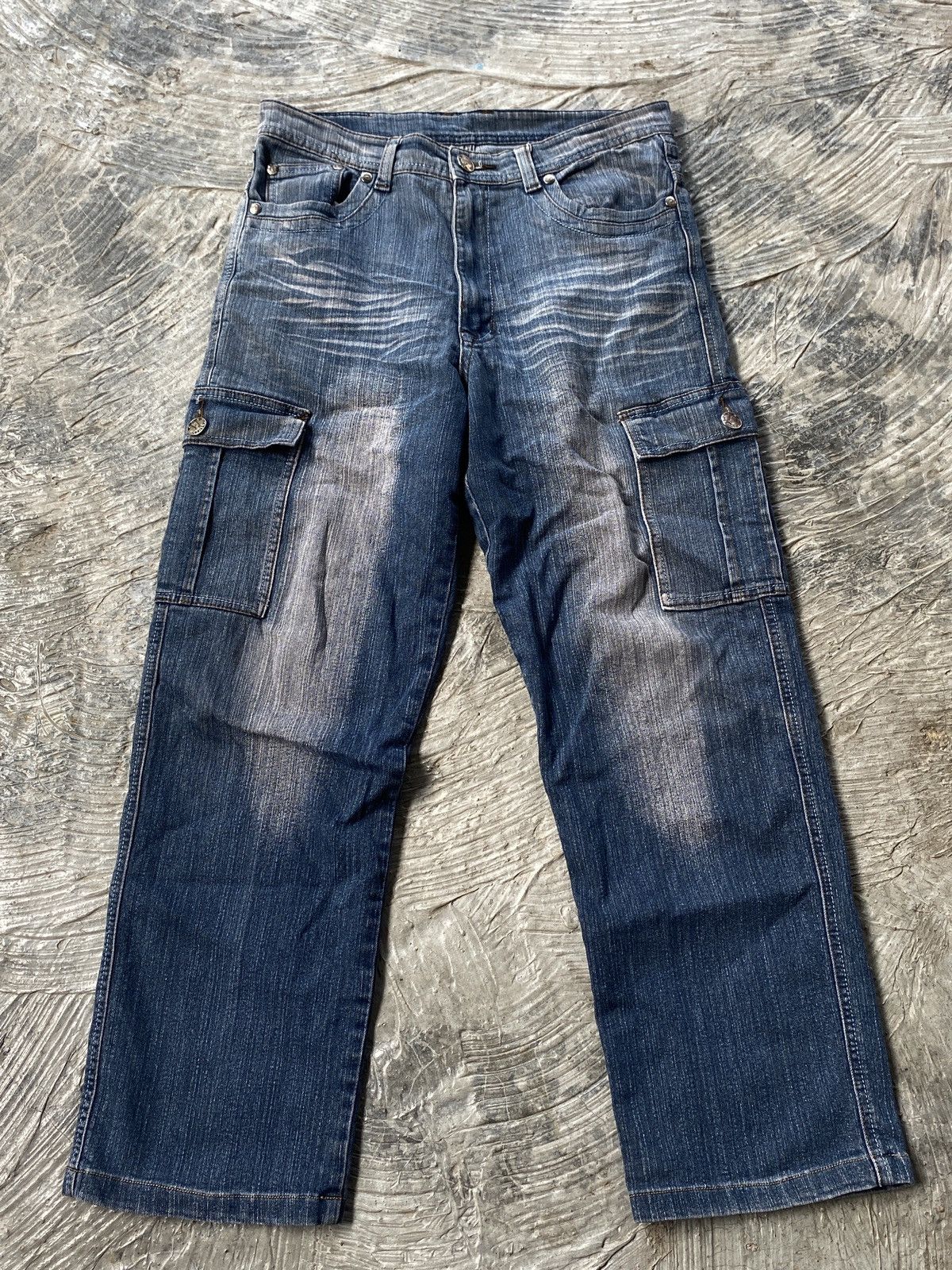 Japanese Brand 🔥BINDING NOW🔥 Carnaby Jeans (CNB) Cargo Pant rare Size US 33 - 3 Thumbnail