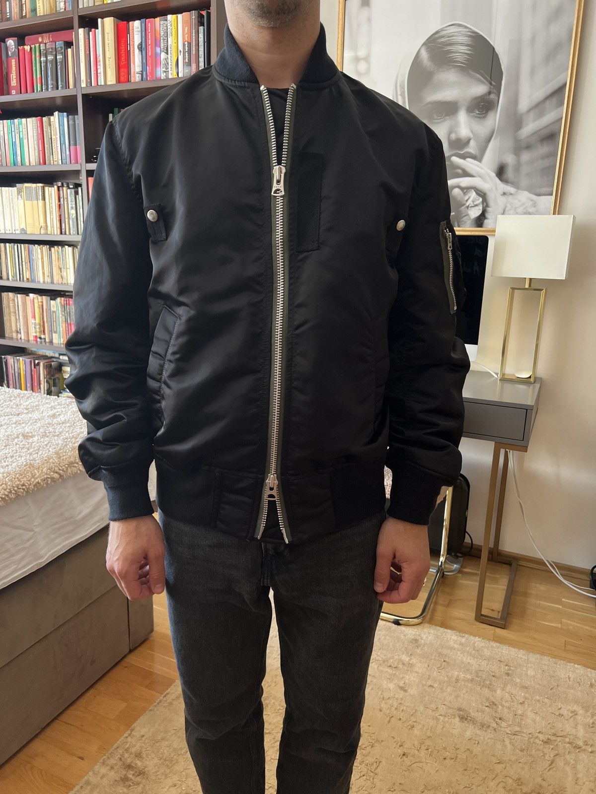 Sacai Sacai x Madsaki bomber Size US M / EU 48-50 / 2 - 1 Thumbnail