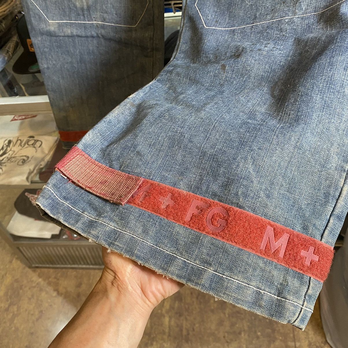 Marithe + Francois Girbaud Marithe Francois Girbaud Bondage Denim Pants Size US 34 / EU 50 - 15 Thumbnail