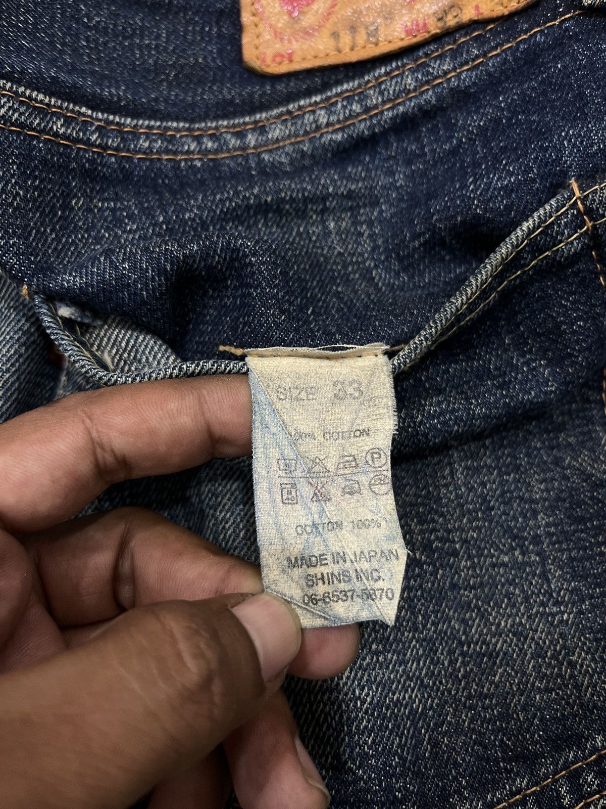 Denime (Qqqq). 🔥🔥🔥ARCHIVE RARE DENIME JAPAN FADED JEANS Size US 33 - 9 Thumbnail
