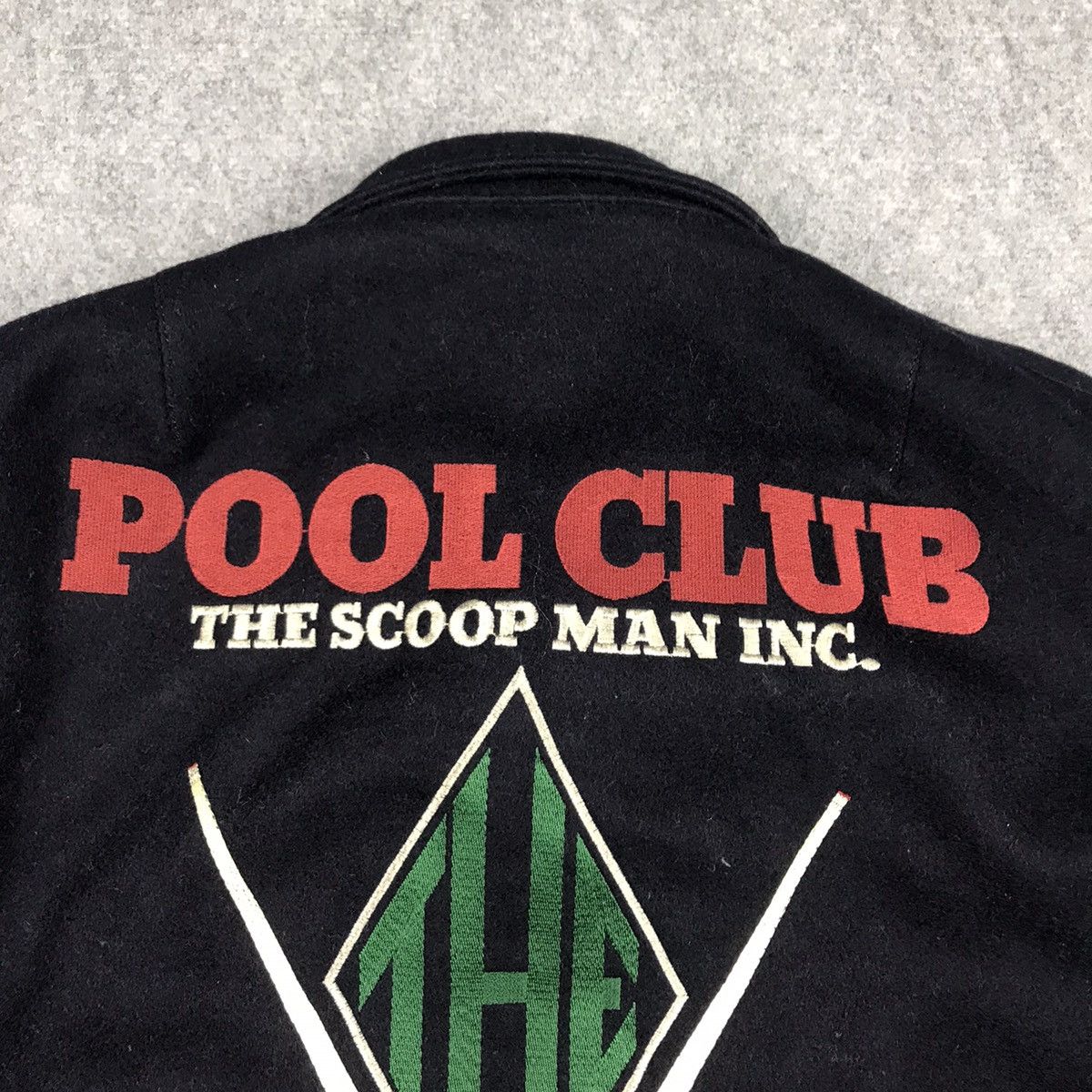 Japanese Brand ⚡️VINTAGE POOL CLUB EMBROIDERY THE SCOOP MAN VARSITY JACKET Size US L / EU 52-54 / 3 - 9 Thumbnail