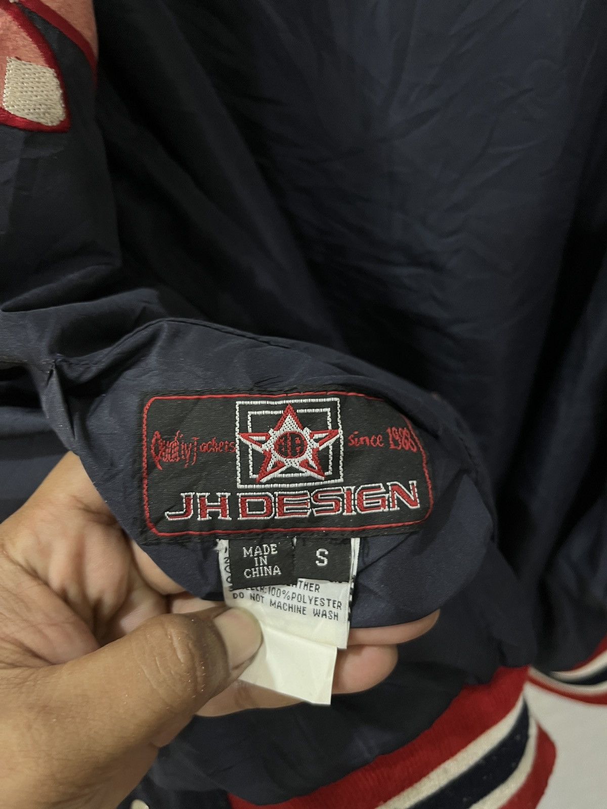 Other (Rrrr). RED SOX VARSITY LEATHER SLEEVE JACKET Size US M / EU 48-50 / 2 - 9 Thumbnail