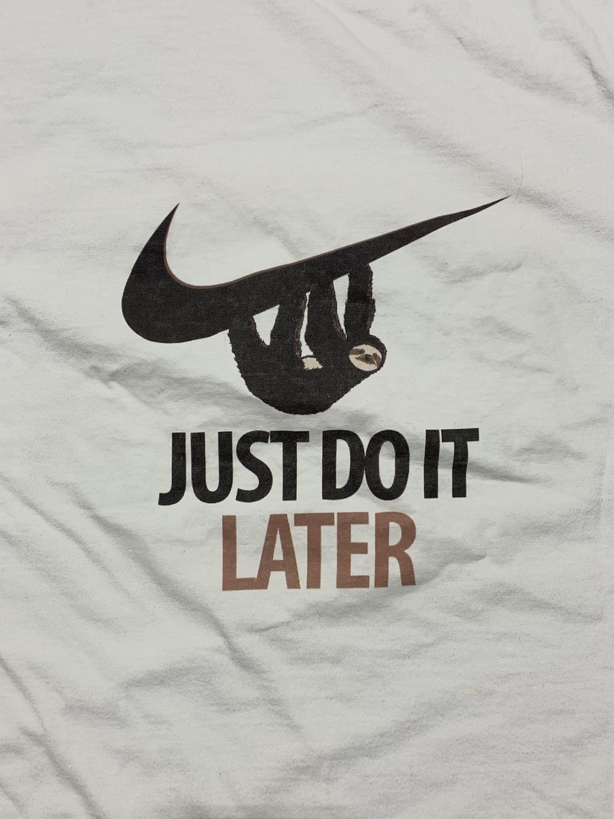 Vintage Vintage Y2K Lazybones “Just do it later” tee swoosh size L Size US L / EU 52-54 / 3 - 4 Thumbnail