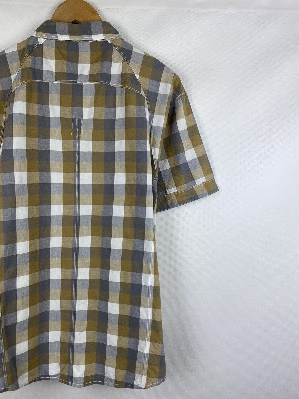 Dickies × Vintage Dickies Workwear men’s shirt sleeve checked shirt size 3XL Size US XXL / EU 58 / 5 - 14 Thumbnail