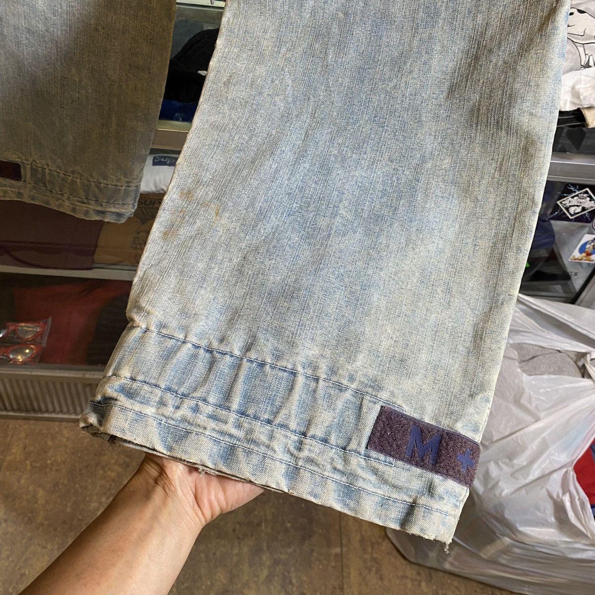 Marithe + Francois Girbaud Marithe Francois Girbaud Bondage Denim Pants Size US 34 / EU 50 - 6 Thumbnail
