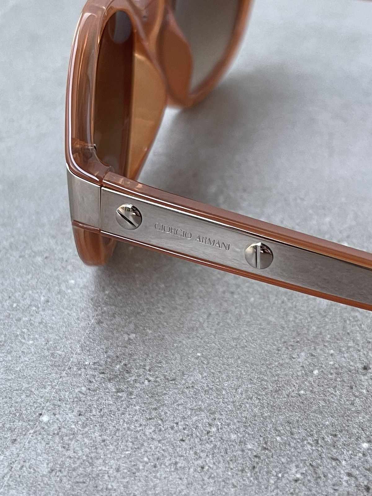 Giorgio Armani AR8015 5043/13 Cobain Peach Silver Sunglasses