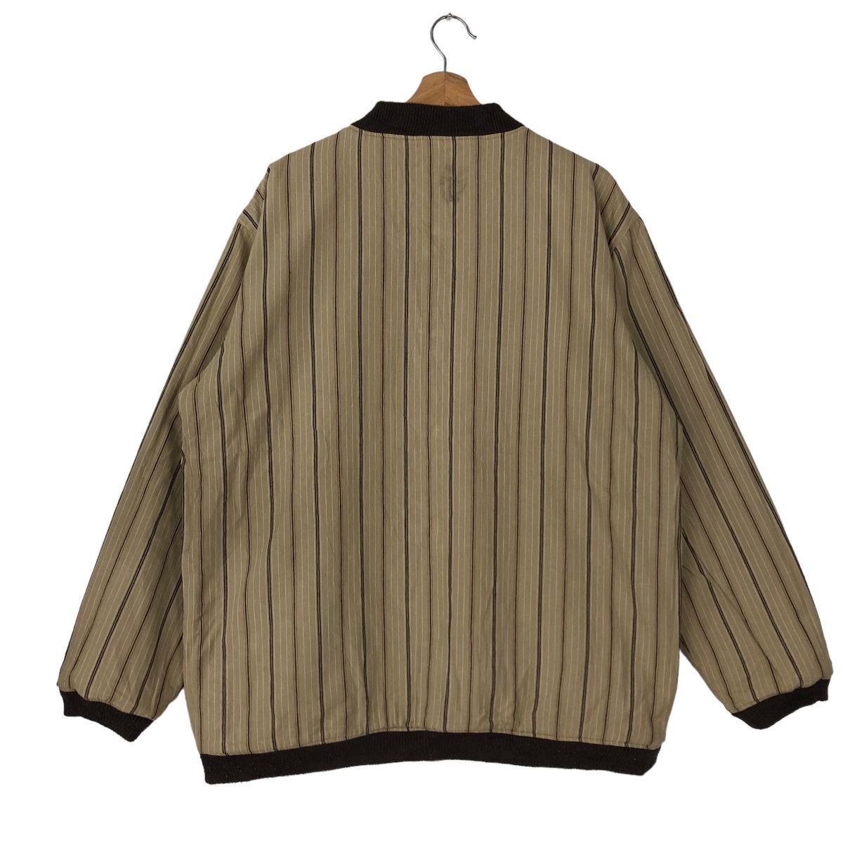 Japanese Brand VINTAGE REVERSIBLE HIKORY CHORE JACKET ISSEY MIYAKE JAPAN Size US L / EU 52-54 / 3 - 12 Thumbnail