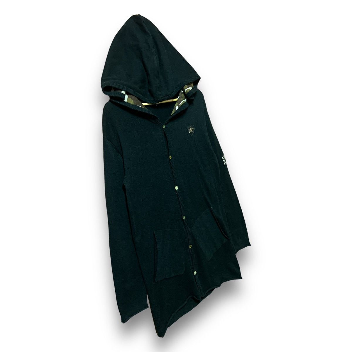 Japanese Brand Peyton Place For Men PPFM long cardigan hoodie camo Size L / US 10 / IT 46 - 3 Thumbnail