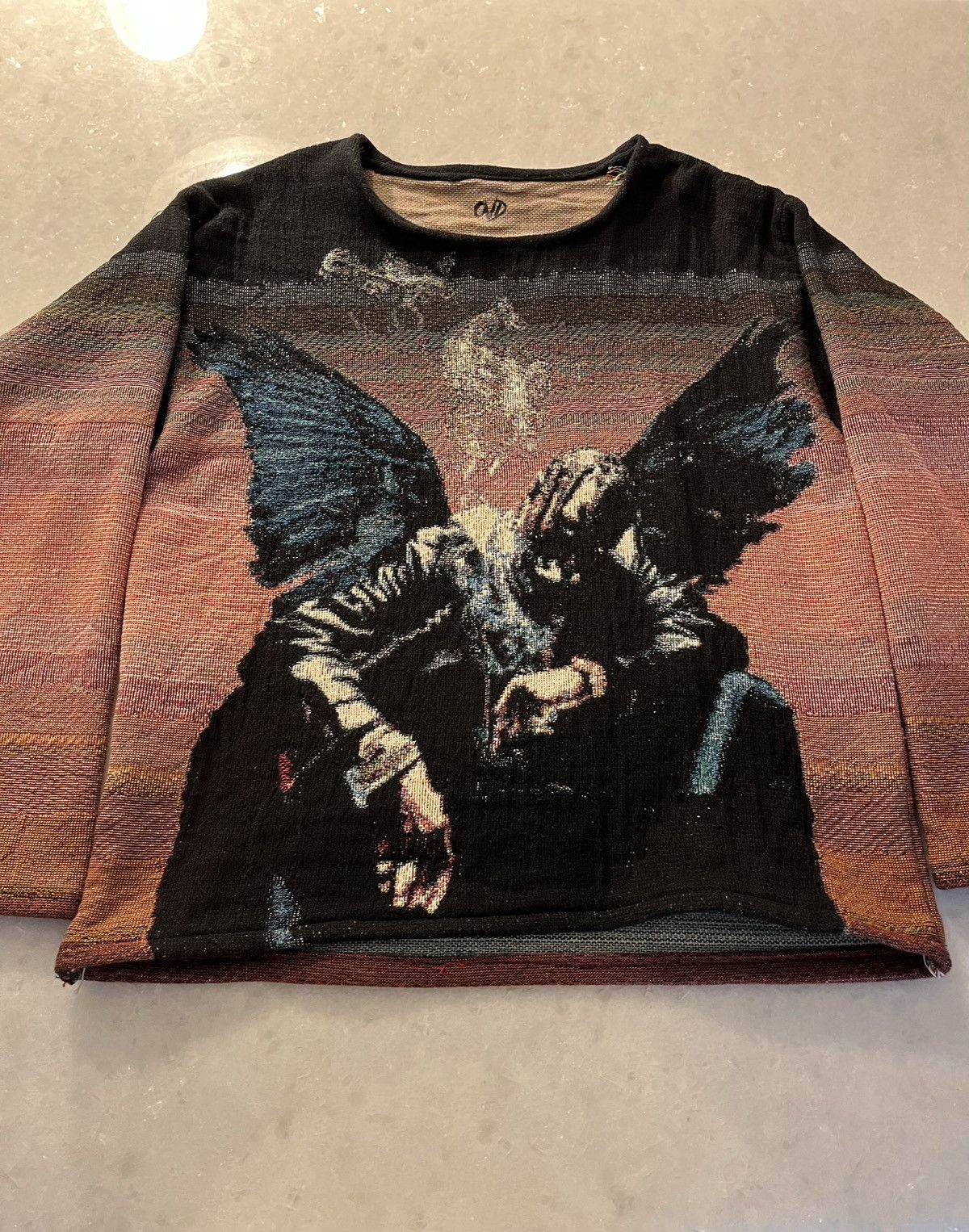 Hand made travis scott offers sweater