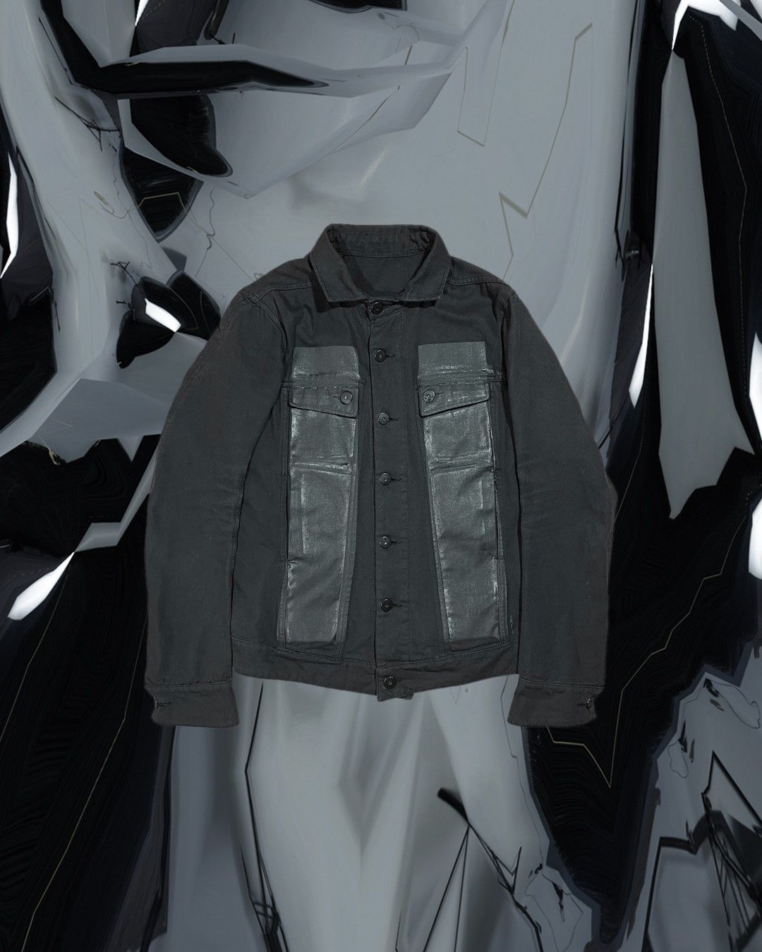 Veste Technique Isaac Sellam / Boris Bidjan Saberi - Taped Seams Runner Jacket, Taille L, Noir, Neuve Avec étiquettes