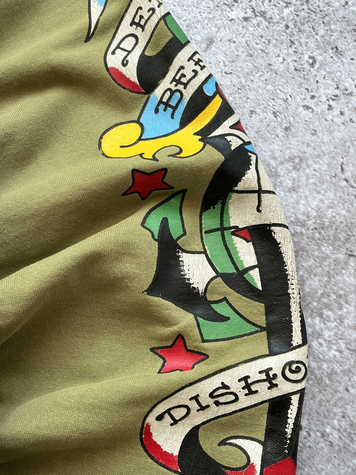 Christian Audigier × Ed Hardy × Vintage Vintage Ed Hardy Zip Up Hoodie Rare Big Logo Size US L / EU 52-54 / 3 - 11 Thumbnail