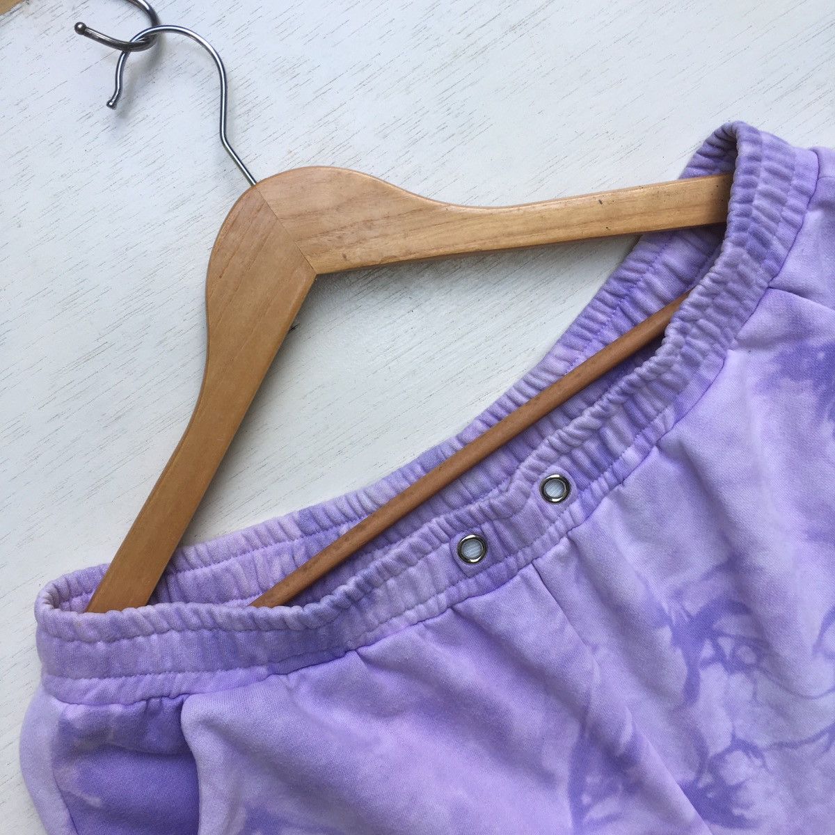 Designer × Sixth June Paris × Vintage 2008 SIXTH JUNE TIE DYE SHORTS Size US 32 / EU 48 - 5 Thumbnail