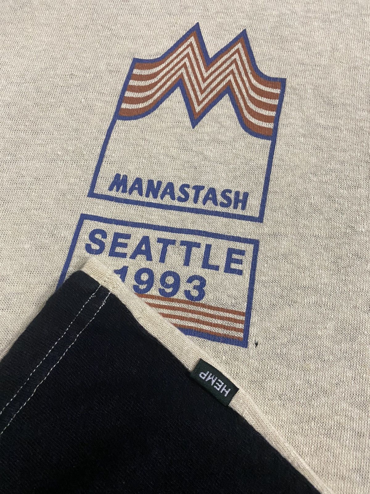 Manastash Vintage Distressed Manastash Seattle 1993 Hemp tee Size US M / EU 48-50 / 2 - 5 Thumbnail