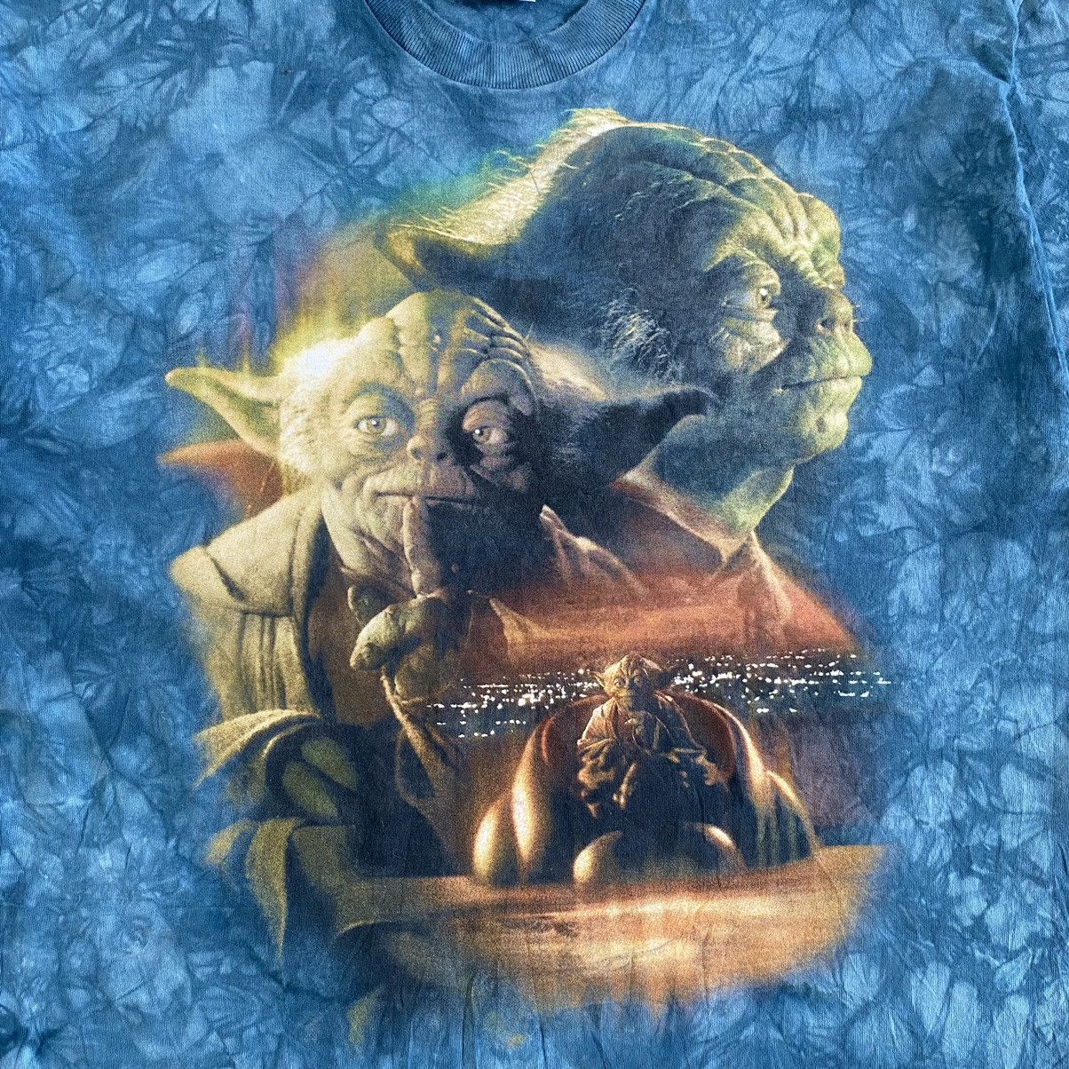 Liquid Blue Vintage 90’s Yoda Star Wars Liquid Blue Promo Movie T-Shirt Size US XL / EU 56 / 4 - 3 Thumbnail