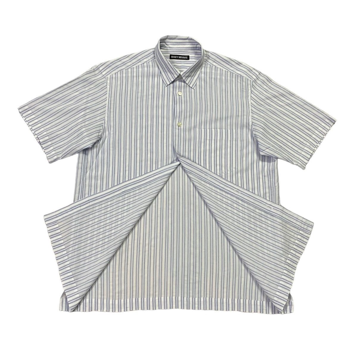 Issey Miyake Issey Miyake Stripes Button Ups Shirt Size US M / EU 48-50 / 2 - 22 Thumbnail