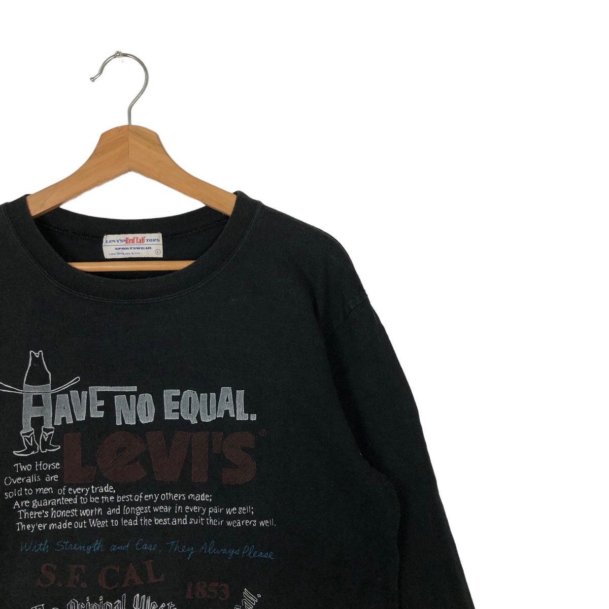 Levi's VINTAGE LEVI’S SPELL OUT BIG LOGO CONSTRUCTION DESTROY STYLE Size US L / EU 52-54 / 3 - 5 Thumbnail
