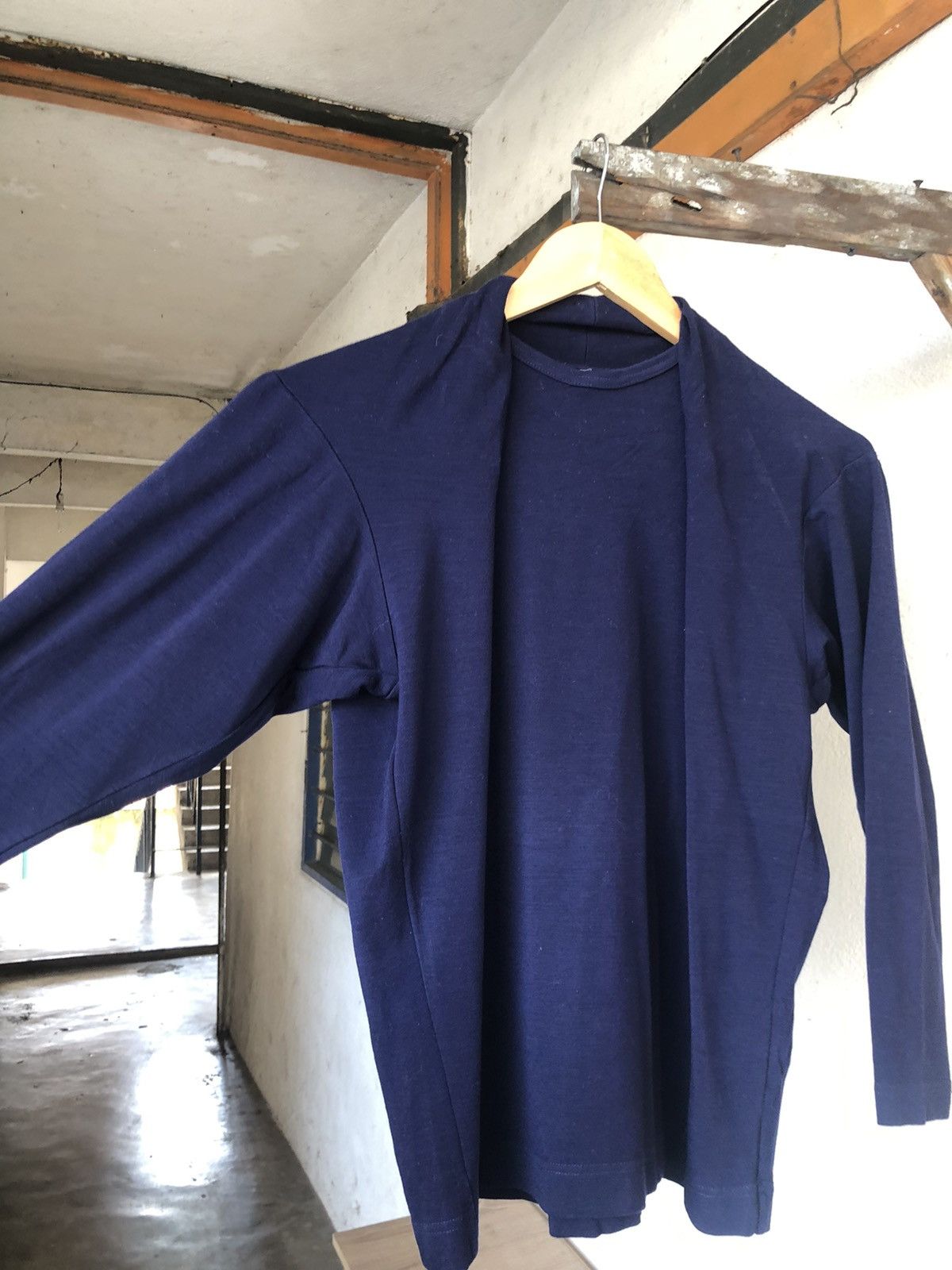 Issey Miyake Vintage 80s Issey Miyake Long Sleeve Shirt Size M / US 6-8 / IT 42-44 - 7 Thumbnail