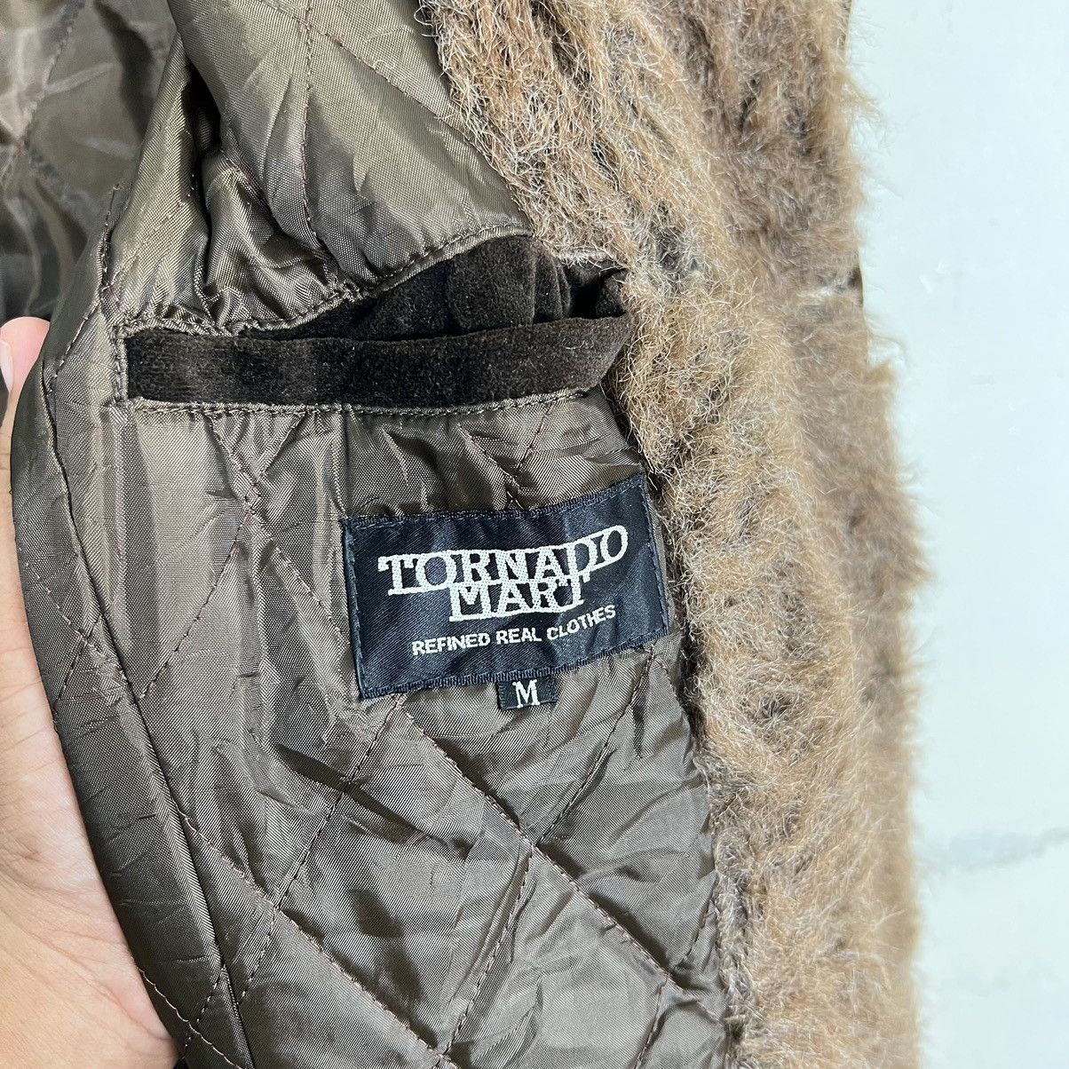 Tornado Mart 🔥 TORNADO MART FAUX FUR TRIM VELVET COAT JACKET Size US M / EU 48-50 / 2 - 9 Thumbnail