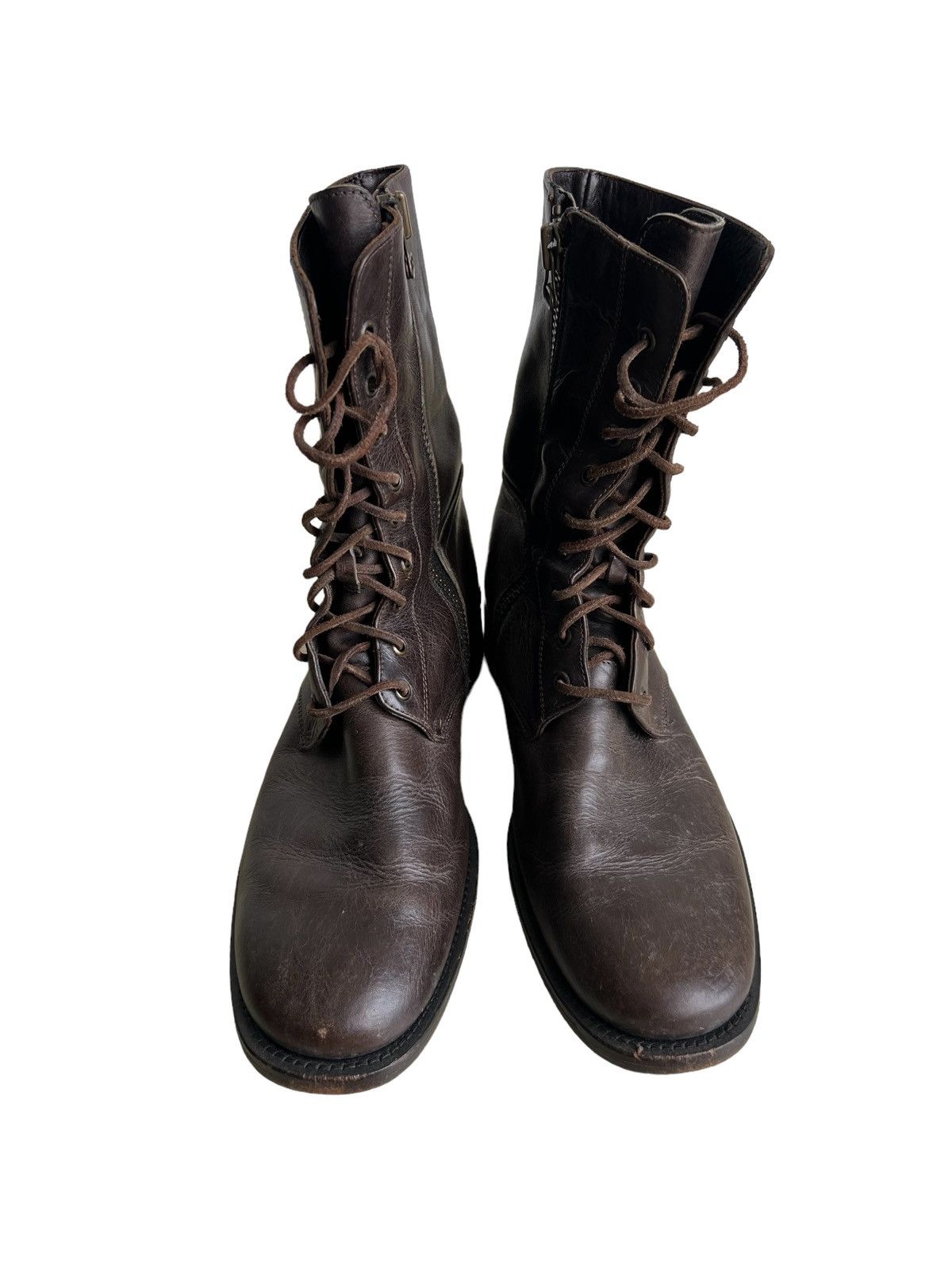 Buttero OG Buttero 🇮🇹 Carpe Diem Side Zipper Leather Combat Boots Size US 8.5 / EU 41-42 - 6 Thumbnail