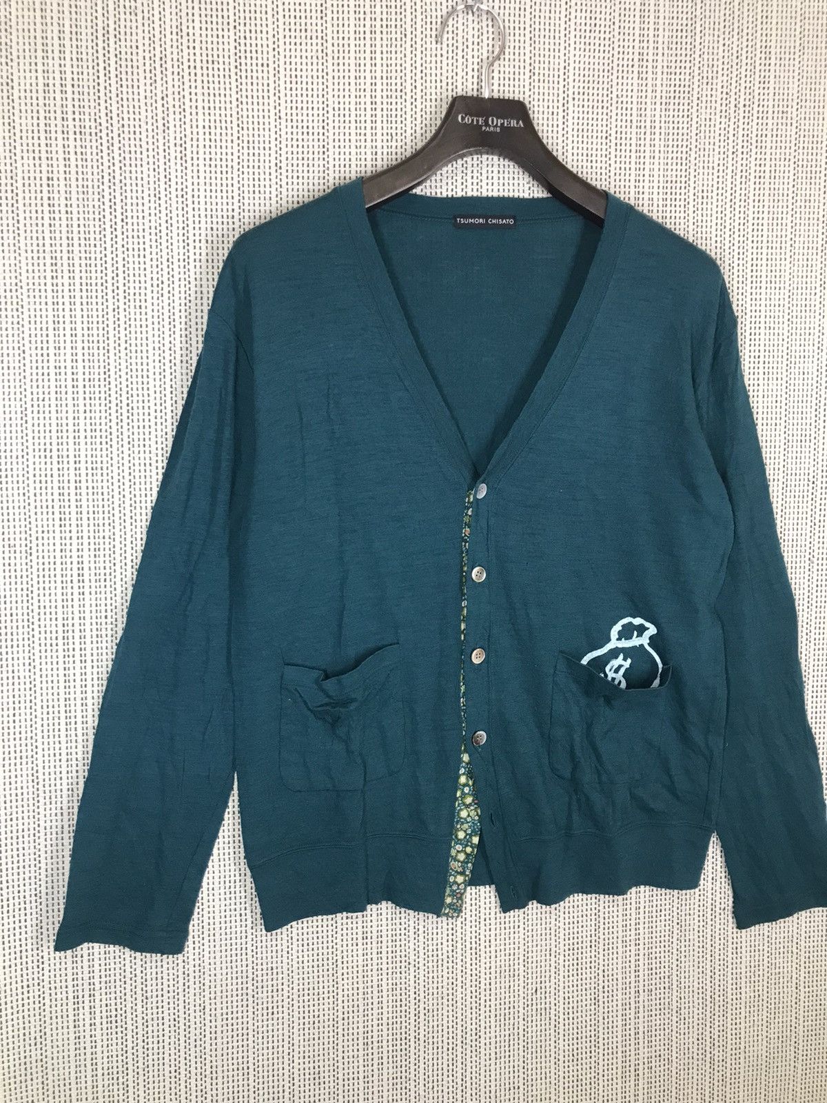 Tsumori Chisato ‼️TSUMORI CHISATO CARDIGAN DOLLAR IN POCKET NICE DESIGN ‼️ Size US M / EU 48-50 / 2 - 2 Thumbnail