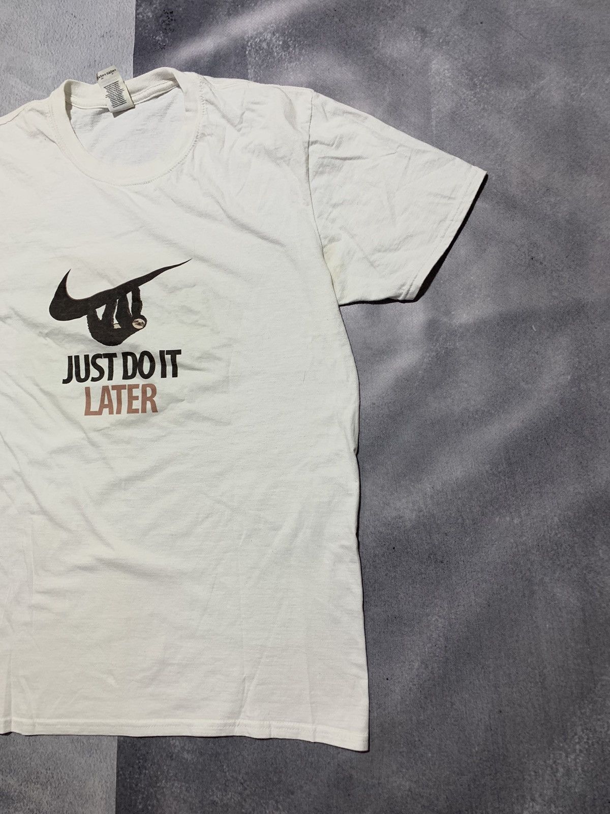 Vintage Vintage Y2K Lazybones “Just do it later” tee swoosh size L Size US L / EU 52-54 / 3 - 3 Thumbnail