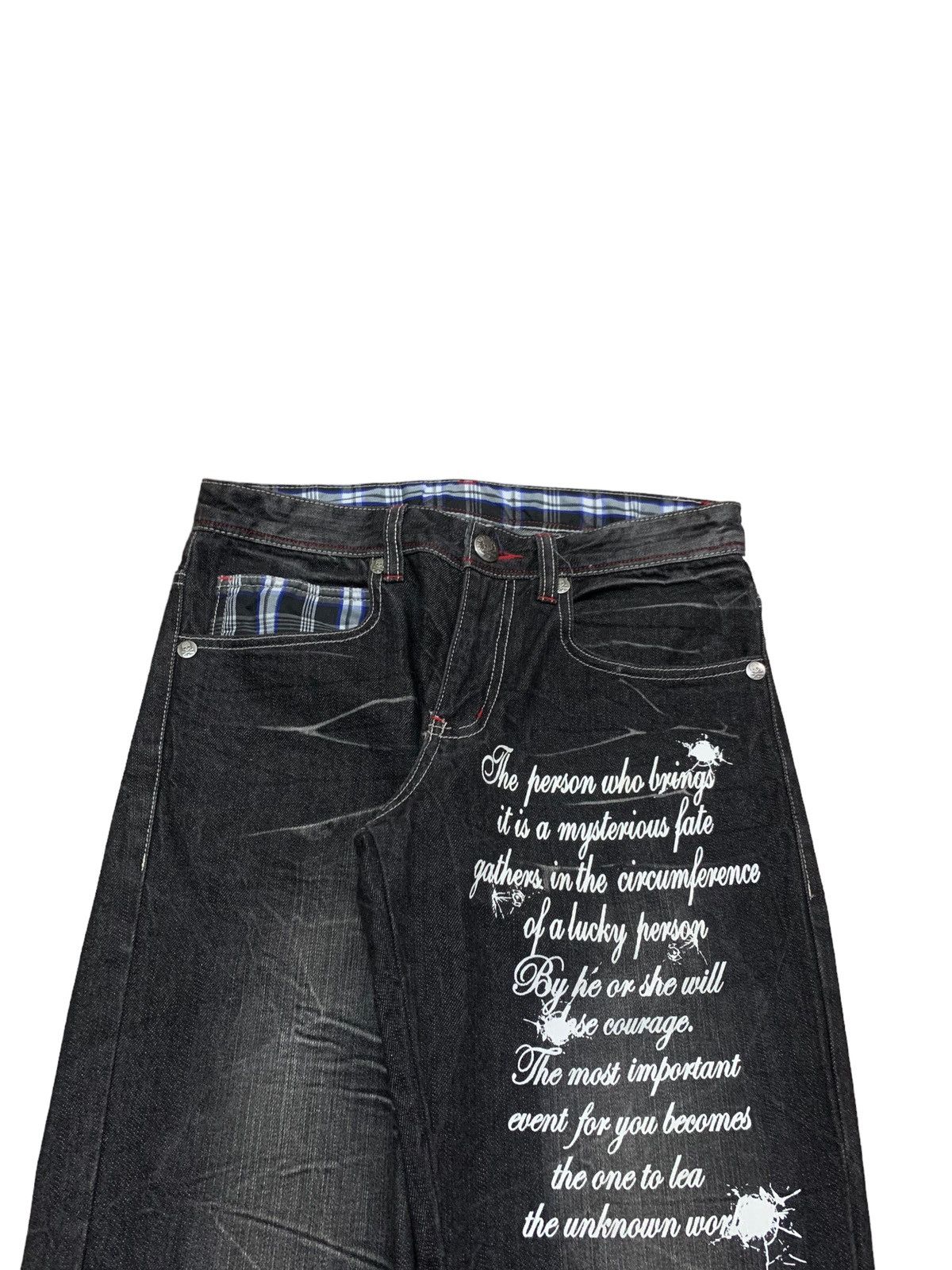 Japanese Brand × Tornado Mart Rare Design Vintage Japanese Brand Double Focus Jeans 1990s Size US 30 / EU 46 - 3 Thumbnail