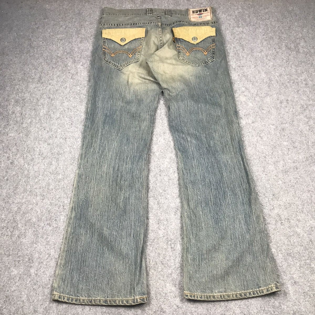 Edwin × Japanese Brand FLARE JENAS💥EDWIN BOOT CUT DENIM PANTS Size US 34 / EU 50 - 10 Thumbnail