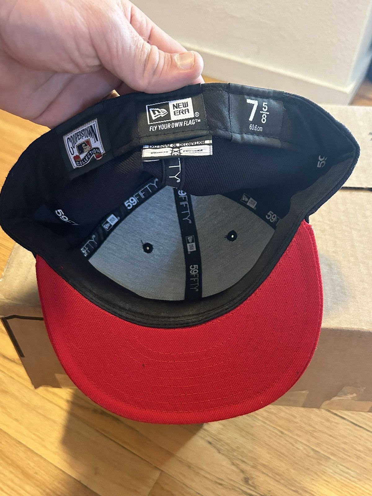 MLB Milwaukee Braves new era fitted (Brewers) Hat Club 7 5/8 Size ONE SIZE - 3 Thumbnail