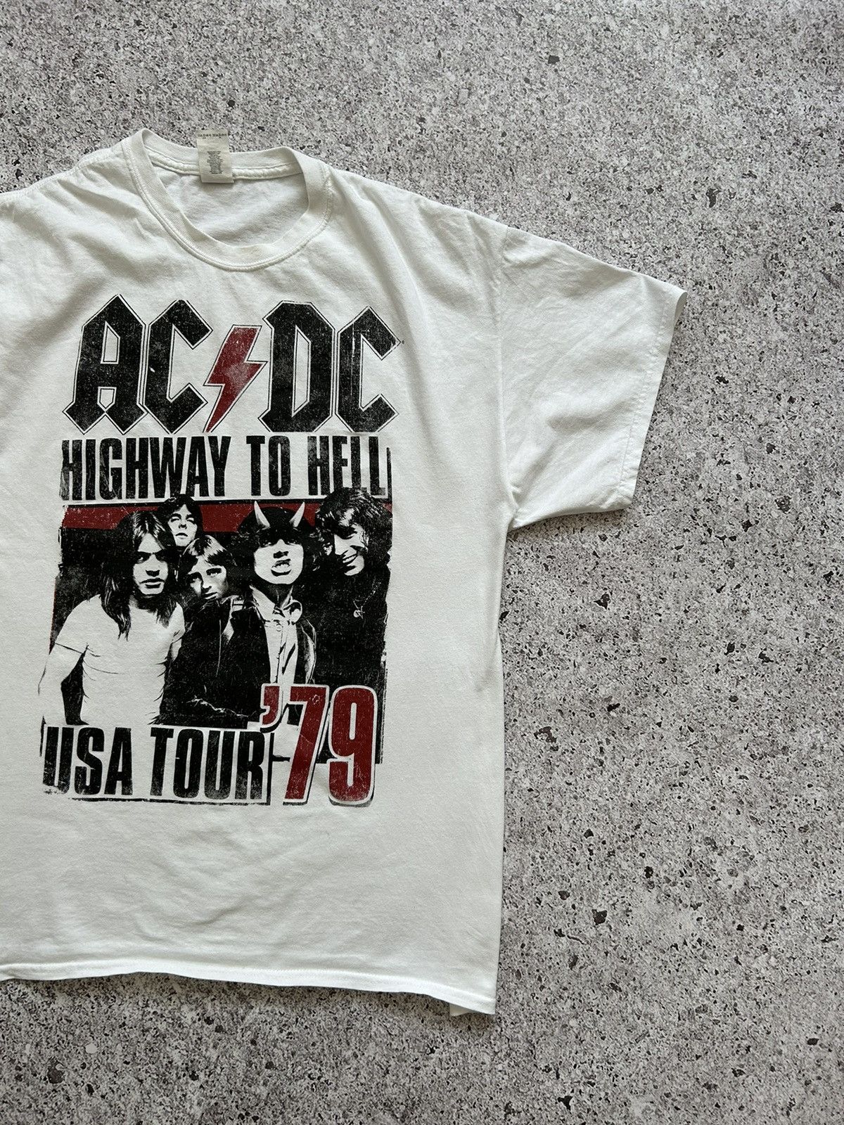 Band Tees × Vintage Vintage AC/DC Highway To Hell USA Tour 1979 T-Shirt 2019 Size US XXL / EU 58 / 5 - 3 Thumbnail