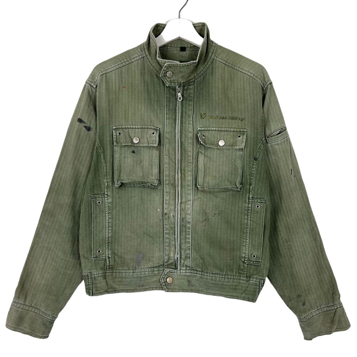 Japanese Brand × Vintage 💥 1970s VINTAGE TORA HARRINGBONE TWILL CARGO Size US S / EU 44-46 / 1 - 1 Thumbnail