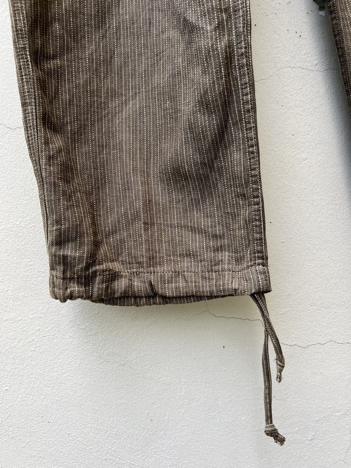 Vintage Vintage BLUEWAY Drawstring Stripe Baggy Wide Cargo Size US 34 / EU 50 - 6 Thumbnail