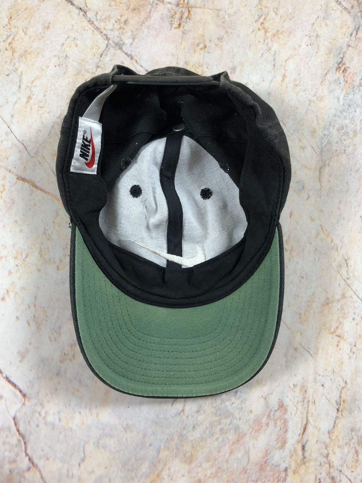 Nike × Vintage Nike vintage blue logo cap Size ONE SIZE - 4 Thumbnail
