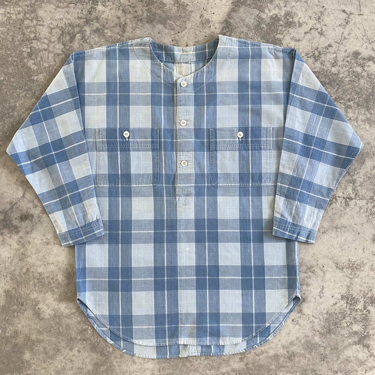Hai Sporting Gear VTG Hai Sporting Miyake Studio Checker Half Button Shirt Size US M / EU 48-50 / 2 - 4 Thumbnail