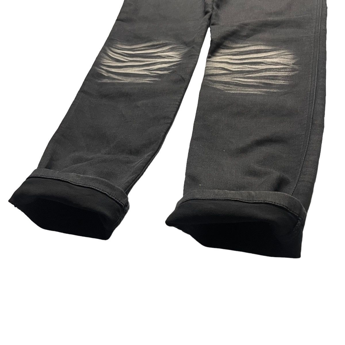 If Six Was Nine × Le Grande Bleu (L.G.B.) 🇯🇵 SEMANTIC DESIGN BLEACH PUNK GOTHIC PANTS Size US 32 / EU 48 - 10 Thumbnail