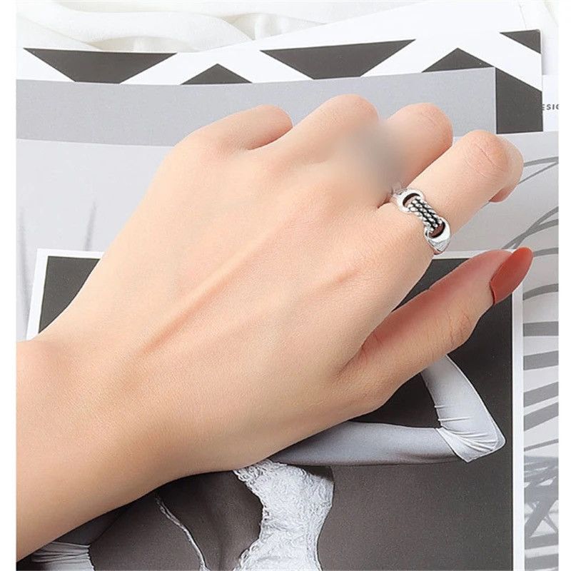 Jewelry Creative Handmade Twisted Ring Size ONE SIZE - 2 Thumbnail
