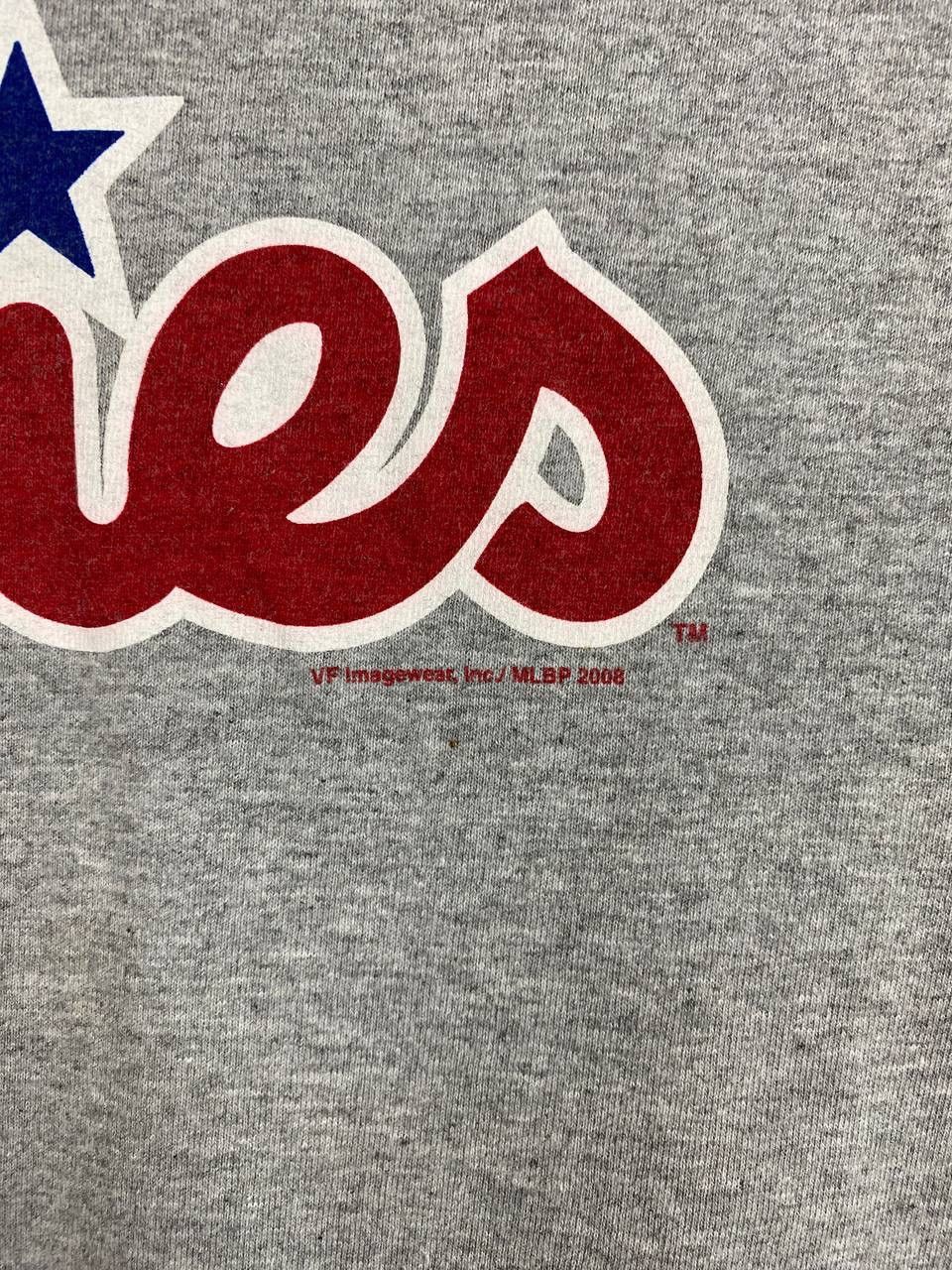 Vintage Phillies Majestic 2008 vintage t-shirts size L Size US L / EU 52-54 / 3 - 8 Thumbnail