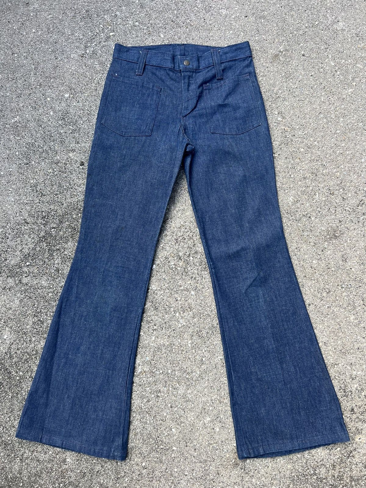 Vintage Vintage Flare 70s LIVE INS Made in Usa Denim Bootcut Jeans Size US 27 - 1 Thumbnail