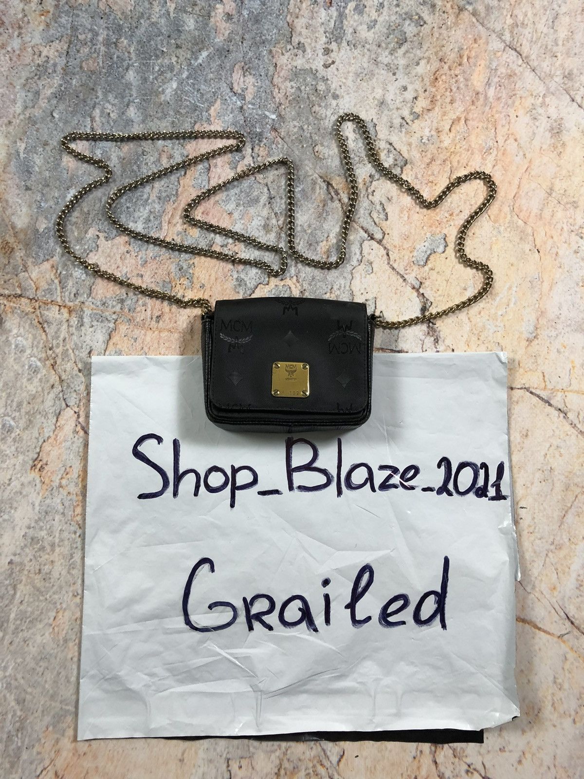 MCM × Vintage MCM chain mini bag Size ONE SIZE - 2 Thumbnail