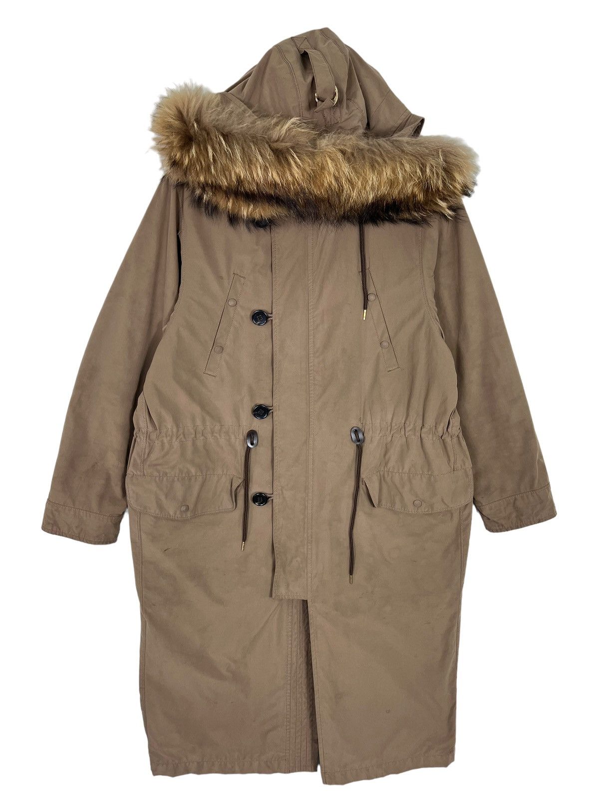 Bark 🔥 BARK X NANO UNIVERSE REAL FUR CHINESE RACCOON TRIM PARKA Size US M / EU 48-50 / 2 - 4 Thumbnail