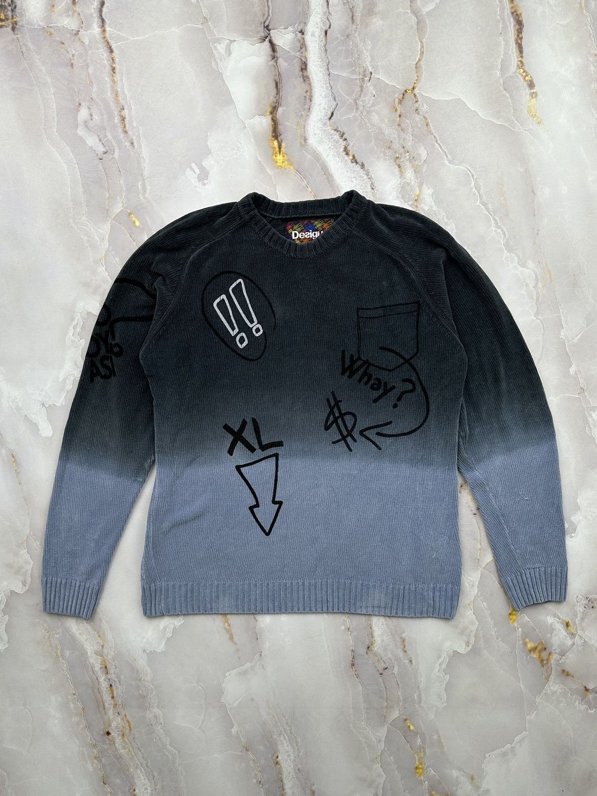 Desigual Desigual Gradient Sweater Size US M / EU 48-50 / 2 - 1 Thumbnail