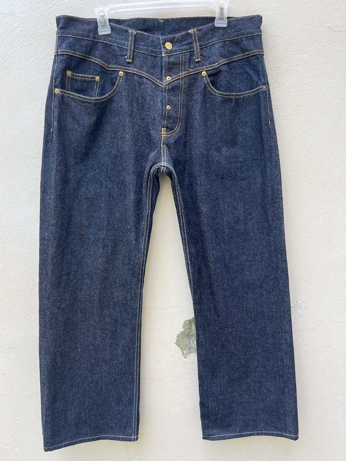 Freewheelers Glad Hand Gangsterville by Daisuke Koda Denim Selvedge Jeans Size US 34 / EU 50 - 6 Thumbnail