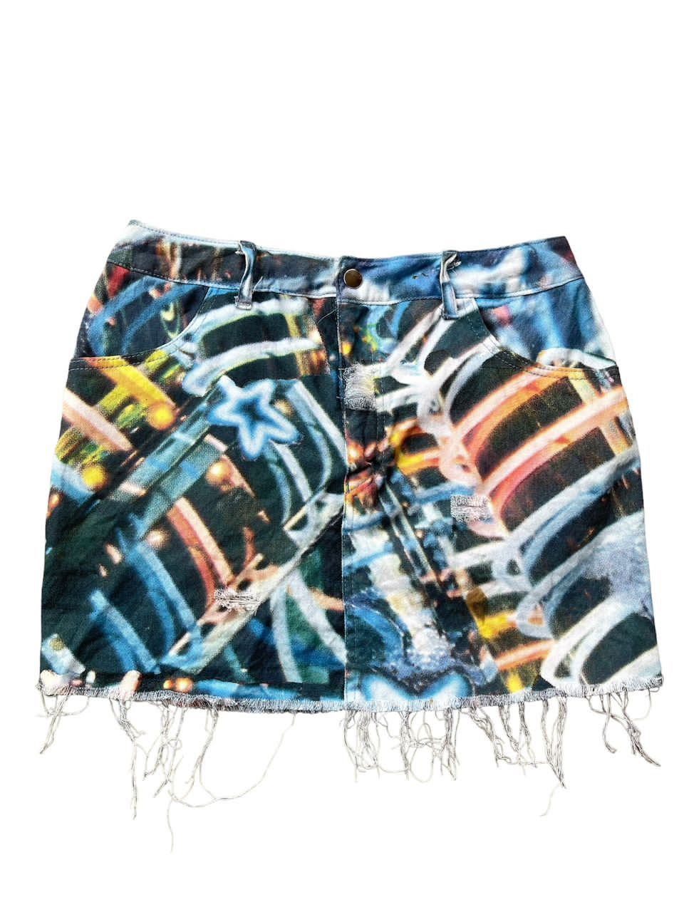 Modzart London Punk Style Mini Skirt
